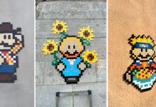 IN THE WOUP transforma ruas em nostalgia gamer com mosaicos inspirados em Mario (35 fotos) 87