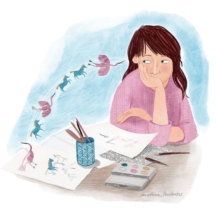 Martina Heiduczek transforma o simples em magia com ilustrações que encantam o mundo (32 fotos) 14