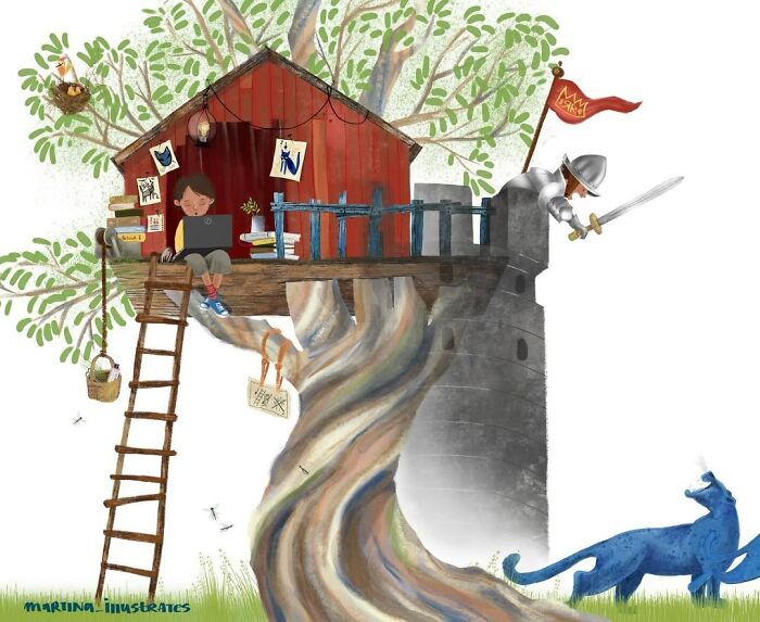 Martina Heiduczek transforma o simples em magia com ilustrações que encantam o mundo (32 fotos) 20