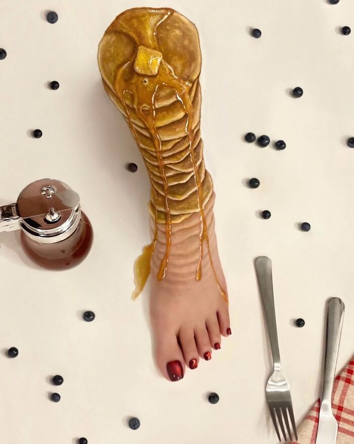 Mimi Choi cria ilusões com maquiagem que fazem seu cérebro duvidar do que está vendo (26 fotos) 5 Mimi Choi cria ilusões com maquiagem que fazem seu cérebro duvidar do que está vendo (26 fotos) 5