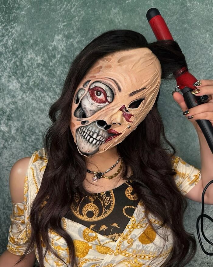 Mimi Choi cria ilusões com maquiagem que fazem seu cérebro duvidar do que está vendo (26 fotos) 7 Mimi Choi cria ilusões com maquiagem que fazem seu cérebro duvidar do que está vendo (26 fotos) 7