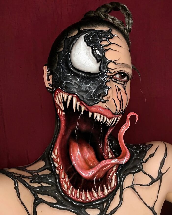 Mimi Choi cria ilusões com maquiagem que fazem seu cérebro duvidar do que está vendo (26 fotos) 13 Mimi Choi cria ilusões com maquiagem que fazem seu cérebro duvidar do que está vendo (26 fotos) 13