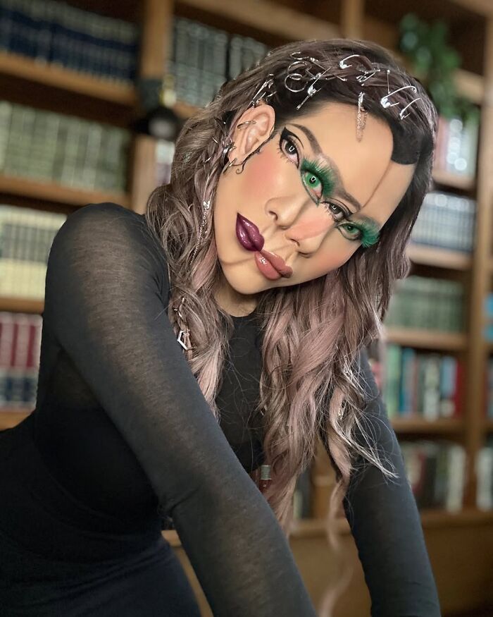Mimi Choi cria ilusões com maquiagem que fazem seu cérebro duvidar do que está vendo (26 fotos) 17 Mimi Choi cria ilusões com maquiagem que fazem seu cérebro duvidar do que está vendo (26 fotos) 17