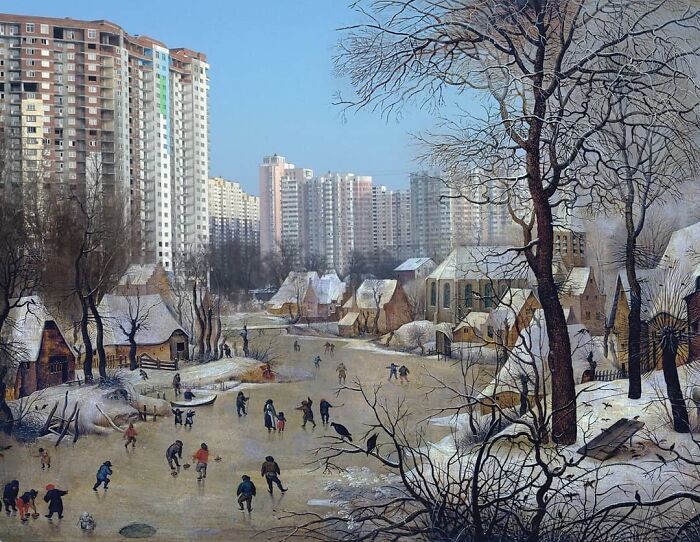 Personagens de pinturas clássicas vivendo no mundo moderno: a arte surreal de Alexey Kondakov (35 fotos) 21 Personagens de pinturas clássicas vivendo no mundo moderno: a arte surreal de Alexey Kondakov (35 fotos) 21