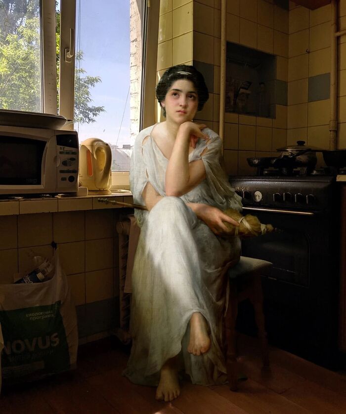 Personagens de pinturas clássicas vivendo no mundo moderno: a arte surreal de Alexey Kondakov (35 fotos) 33 Personagens de pinturas clássicas vivendo no mundo moderno: a arte surreal de Alexey Kondakov (35 fotos) 33