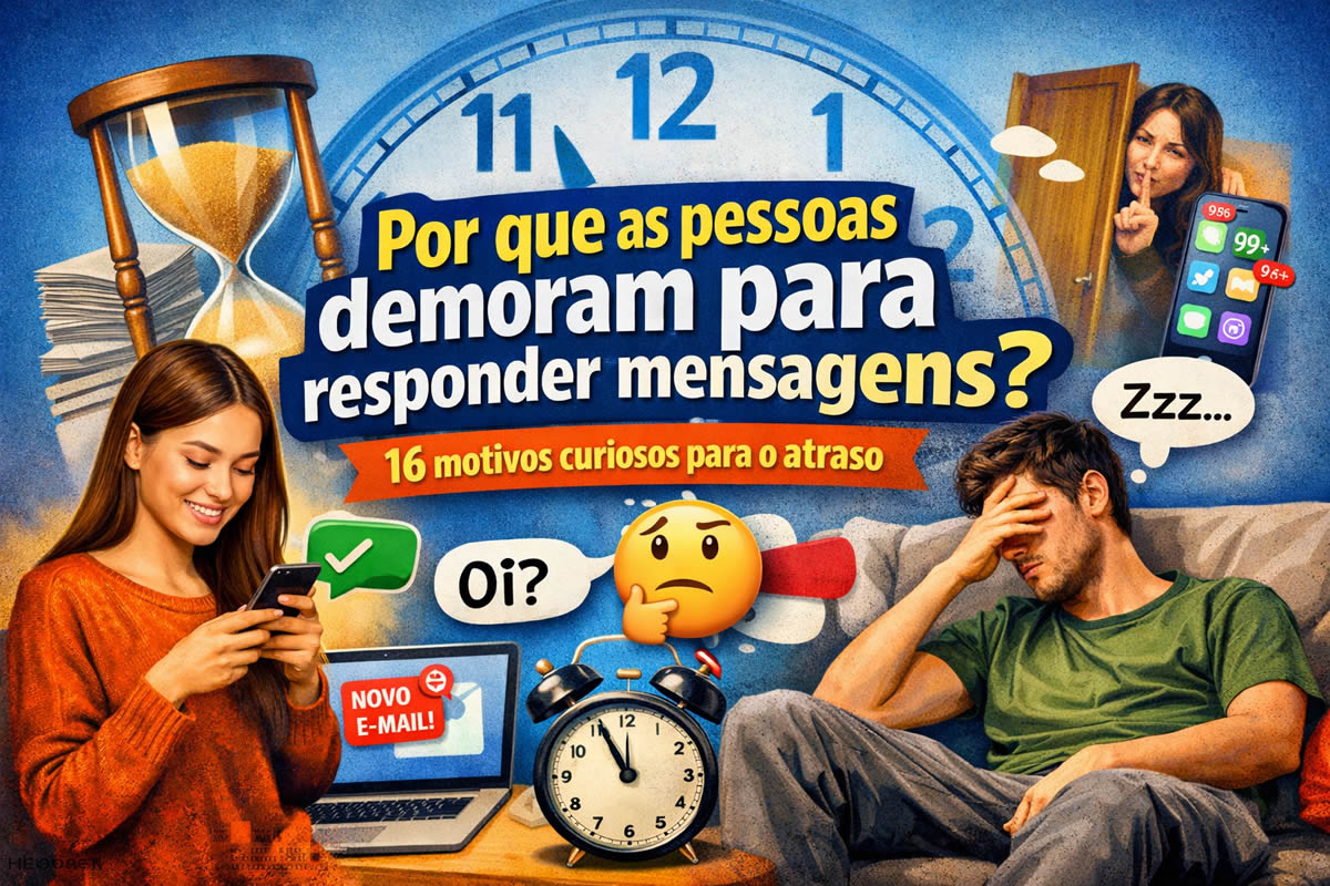 Por que as pessoas demoram para responder mensagens? 16 motivos curiosos que explicam esse comportamento