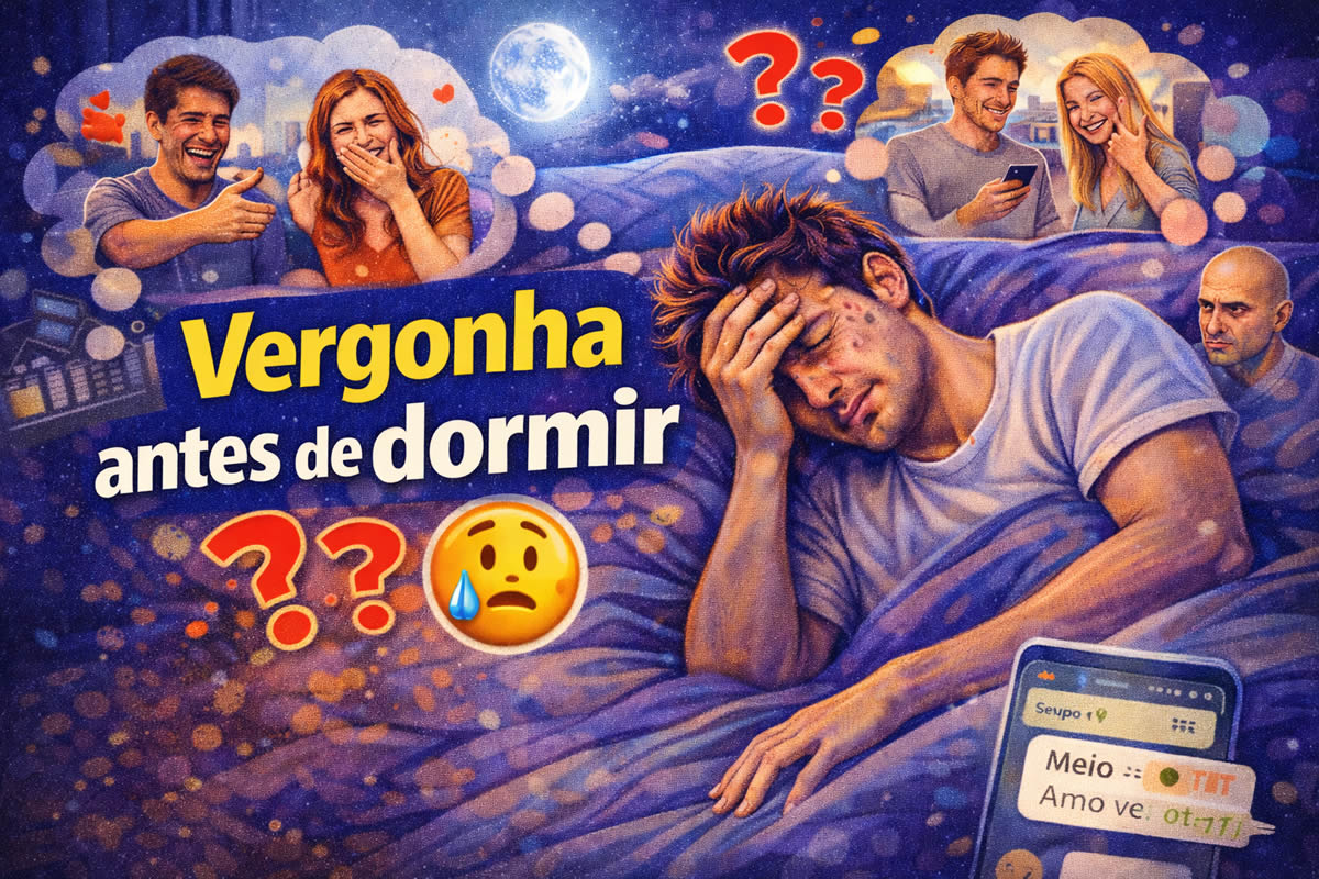 Vergonha antes de dormir: 22 motivos curiosos que fazem o cérebro lembrar de situações constrangedoras à noite 1 Vergonha antes de dormir: 22 motivos curiosos que fazem o cérebro lembrar de situações constrangedoras à noite