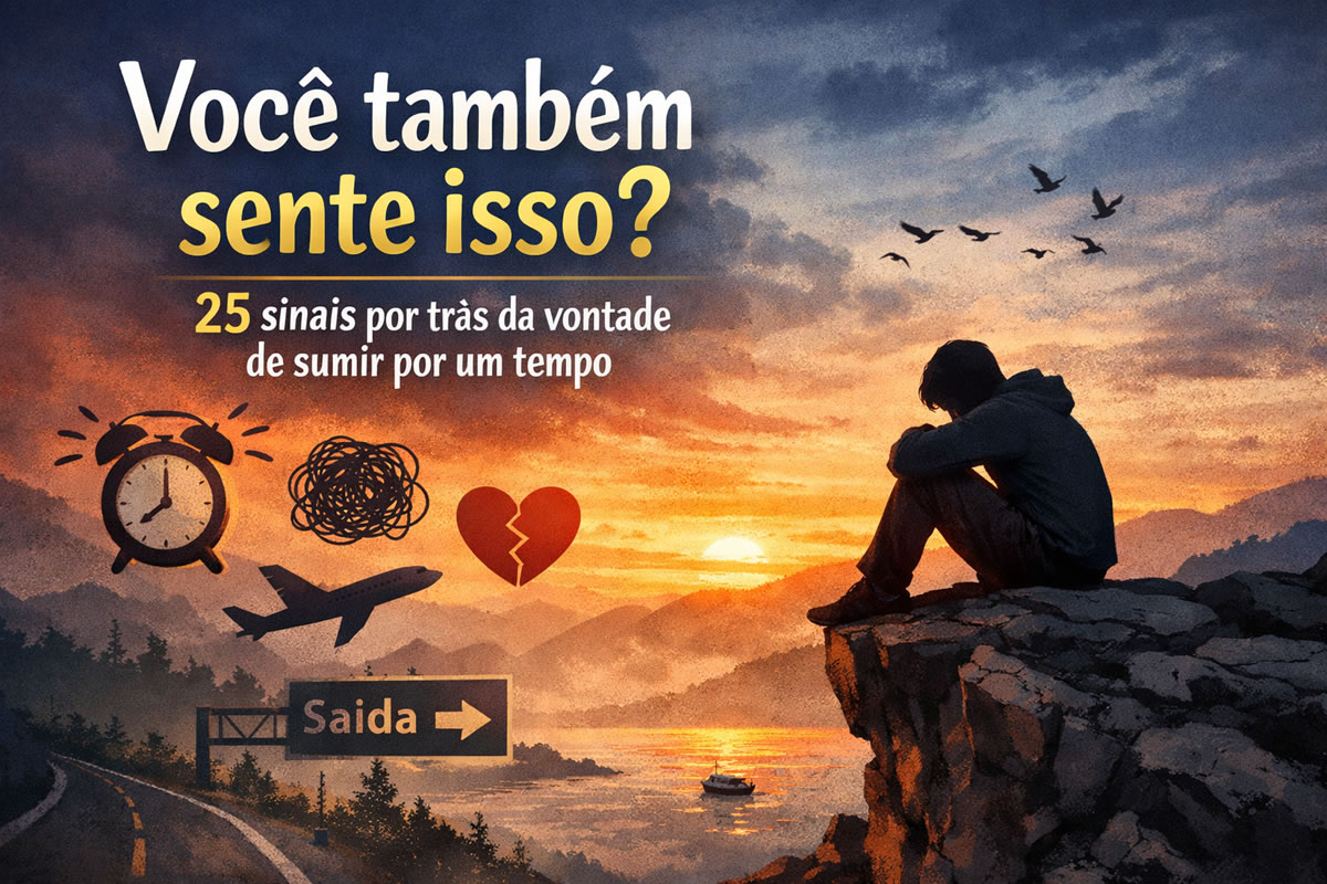 Você também sente isso? 25 sinais por trás da vontade de sumir por um tempo