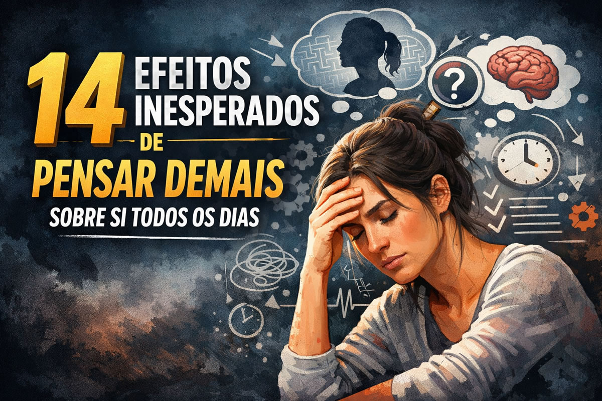 14 efeitos inesperados de pensar demais sobre si todos os dias