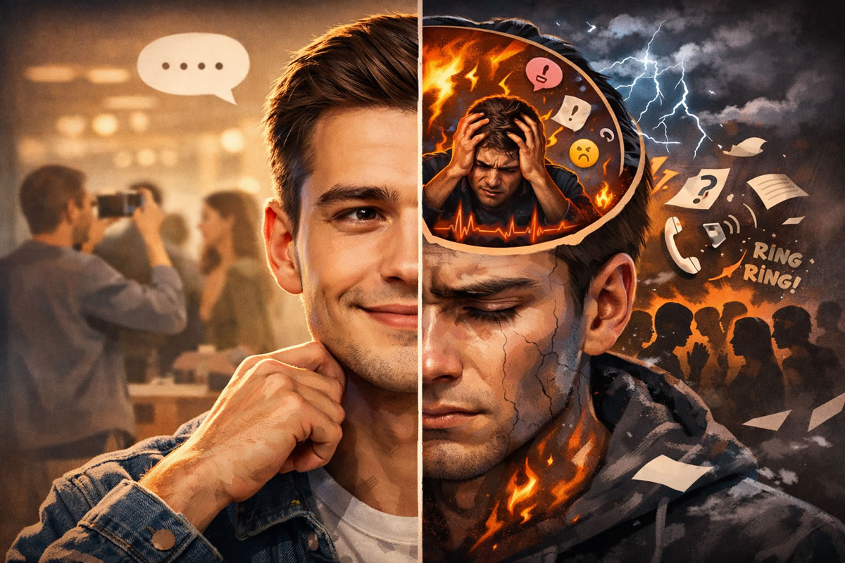 15 sinais de ansiedade social leve que você disfarça melhor do que imagina