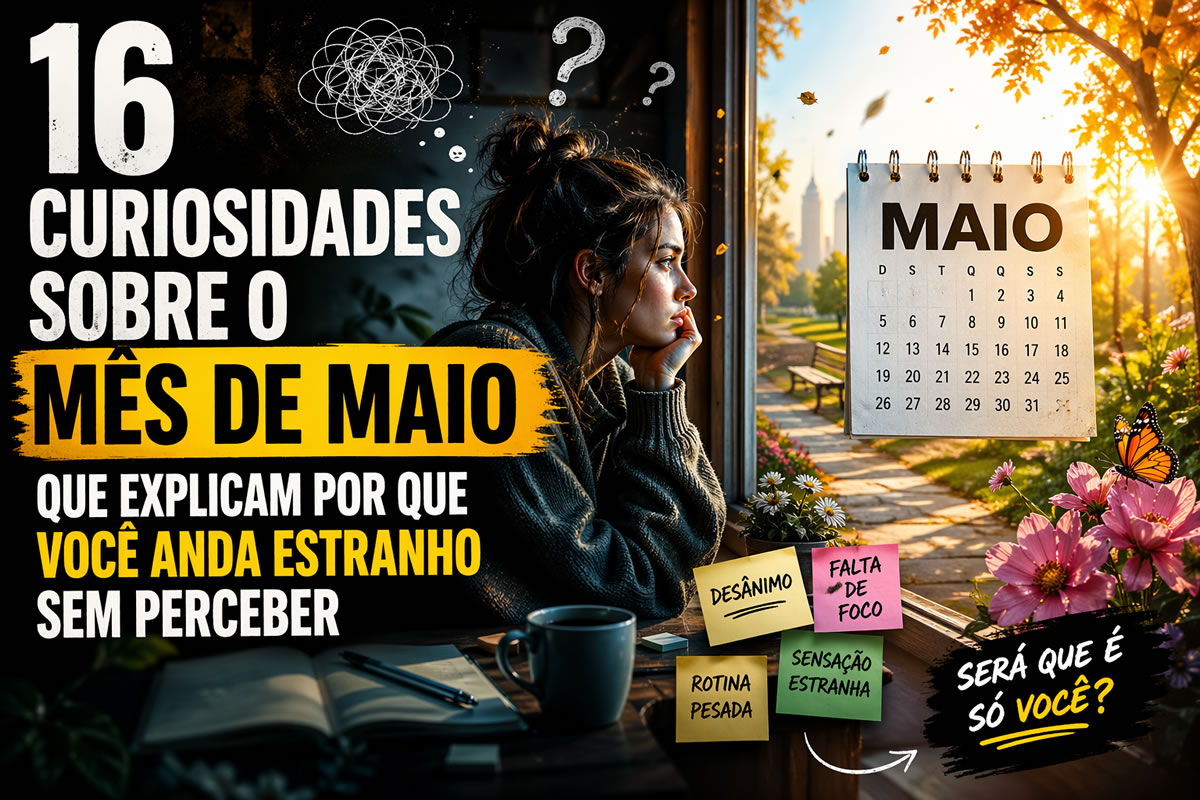 16 curiosidades sobre o mês de maio que explicam por que você anda estranho sem perceber