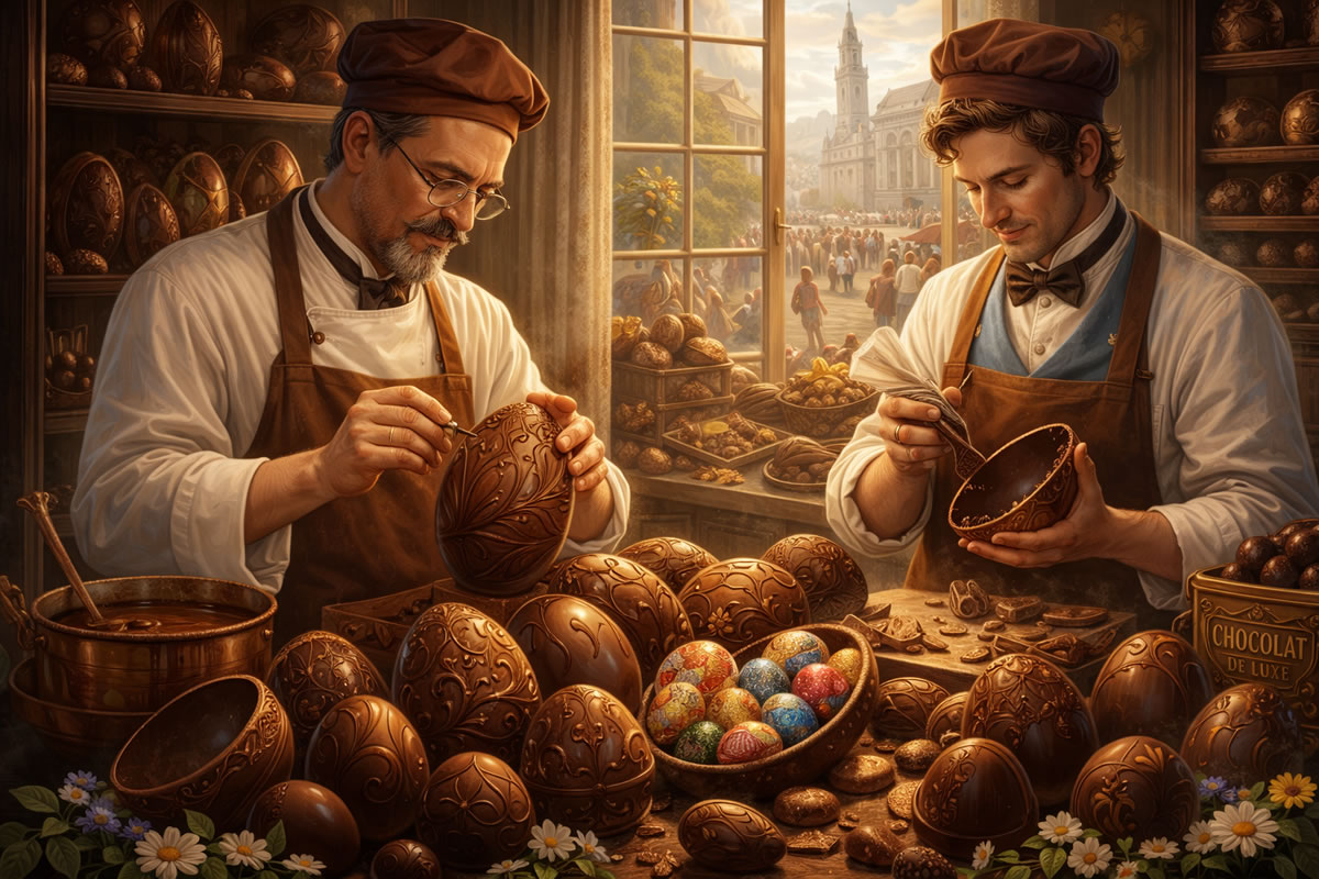 O chocolate entrou na história por interesse comercial O chocolate entrou na história por interesse comercial