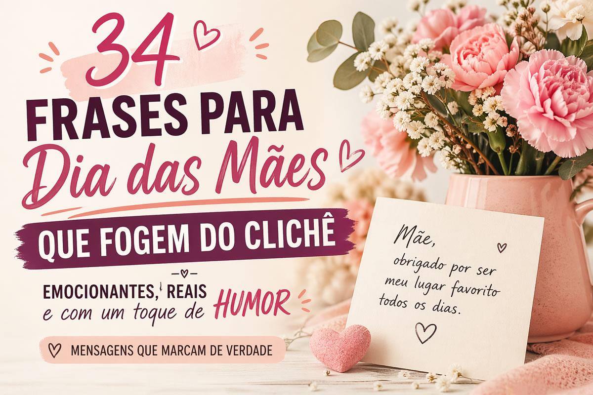 34 frases para dia das mães que fogem do clichê e acertam direto no coração