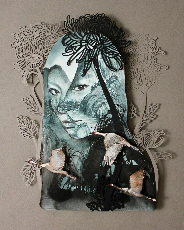 Colagens artísticas que parecem inacabadas, mas escondem um efeito visual impossível de ignorar (34 fotos) 12