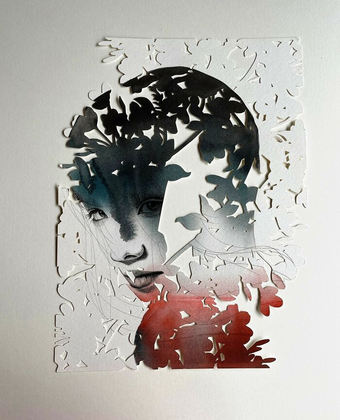 Colagens artísticas que parecem inacabadas, mas escondem um efeito visual impossível de ignorar (34 fotos) 15