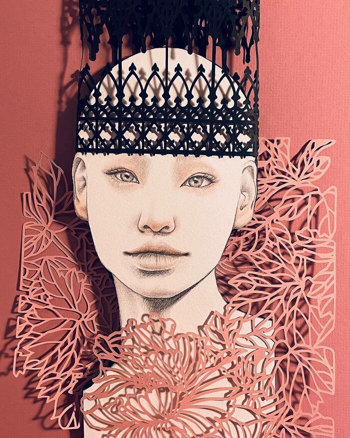 Colagens artísticas que parecem inacabadas, mas escondem um efeito visual impossível de ignorar (34 fotos) 16