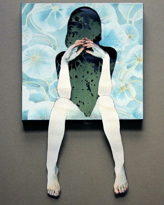 Colagens artísticas que parecem inacabadas, mas escondem um efeito visual impossível de ignorar (34 fotos) 19