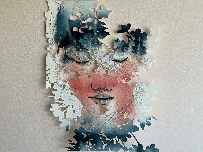 Colagens artísticas que parecem inacabadas, mas escondem um efeito visual impossível de ignorar (34 fotos) 26