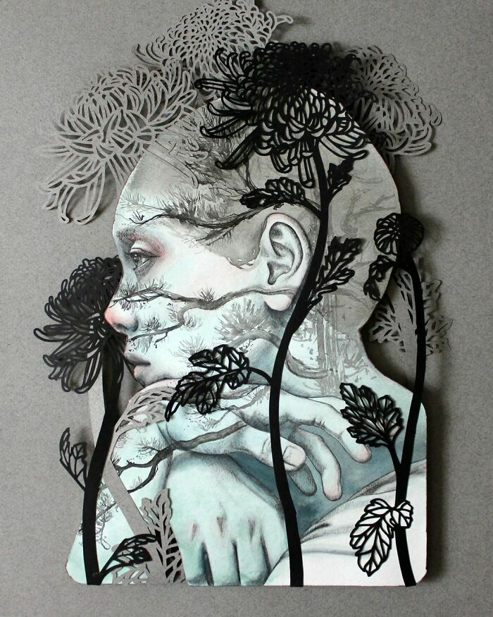 Colagens artísticas que parecem inacabadas, mas escondem um efeito visual impossível de ignorar (34 fotos) 27