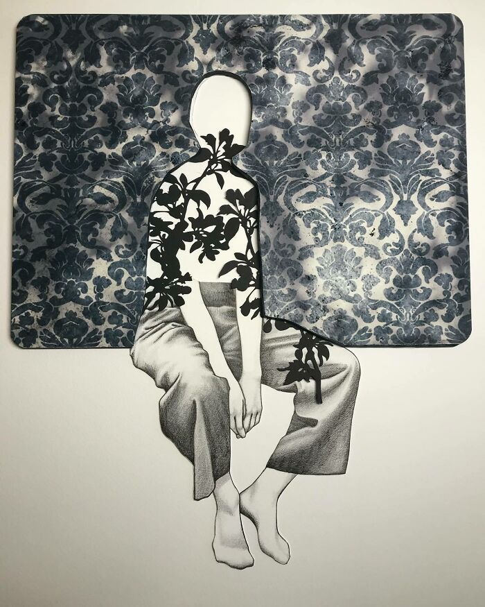 Colagens artísticas que parecem inacabadas, mas escondem um efeito visual impossível de ignorar (34 fotos) 30