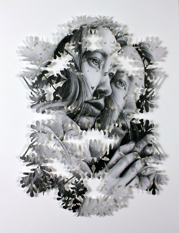 Colagens artísticas que parecem inacabadas, mas escondem um efeito visual impossível de ignorar (34 fotos) 33