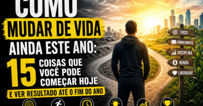 Como mudar de vida ainda este ano: 15 coisas que você pode começar hoje e ver resultado real