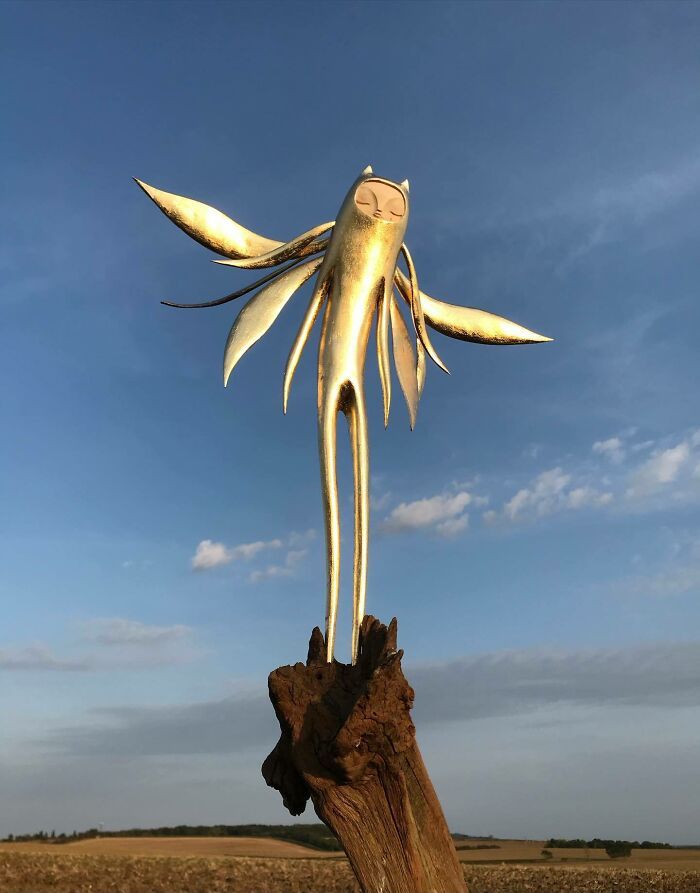 Esculturas em madeira que parecem vivas e escondem algo impossível de ignorar (30 fotos) 15