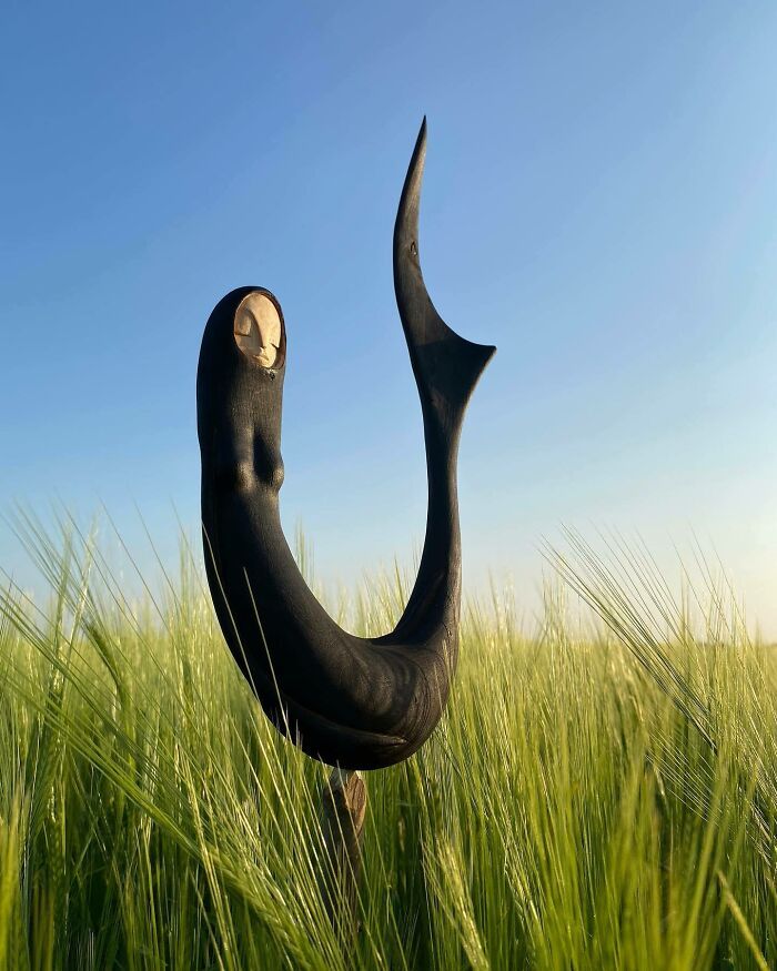 Esculturas em madeira que parecem vivas e escondem algo impossível de ignorar (30 fotos) 24