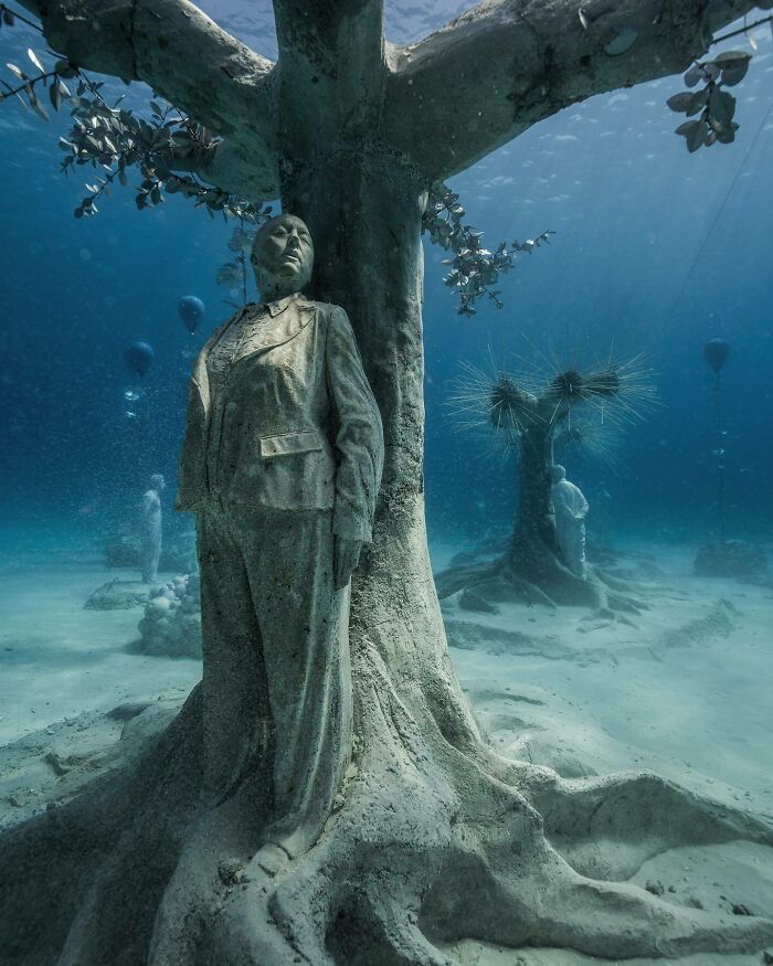 Esculturas subaquáticas que viraram recifes vivos e estão mudando o oceano (32 fotos) 2