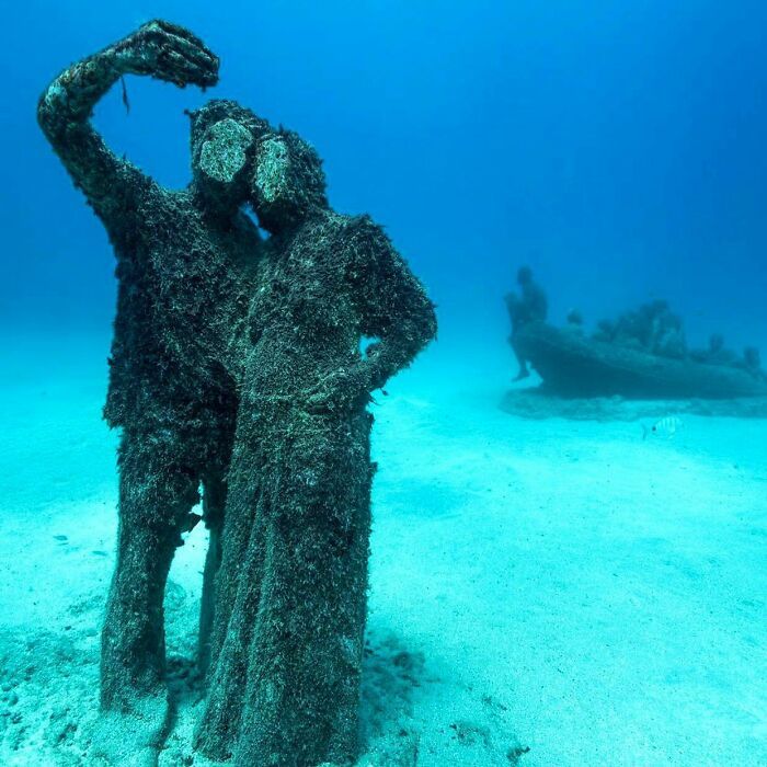 Esculturas subaquáticas que viraram recifes vivos e estão mudando o oceano (32 fotos) 10