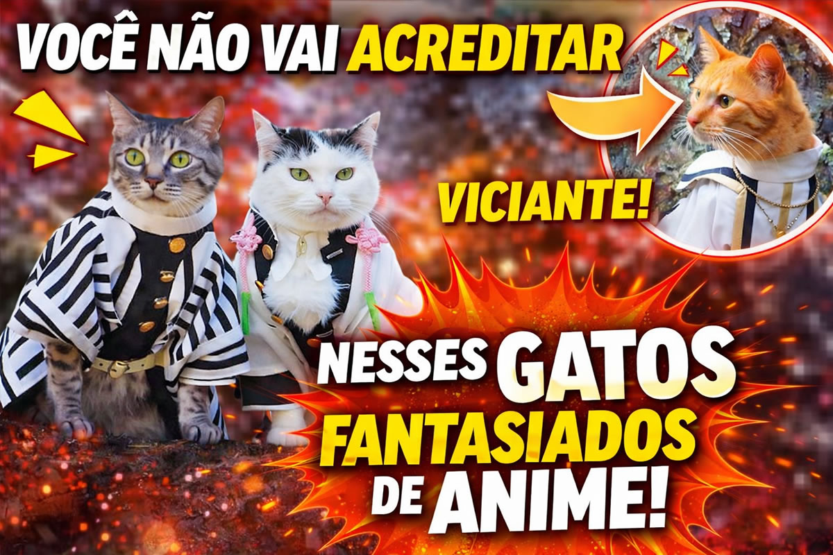 Esses gatos fantasiados de anime estão deixando a internet completamente obcecada (23 fotos)