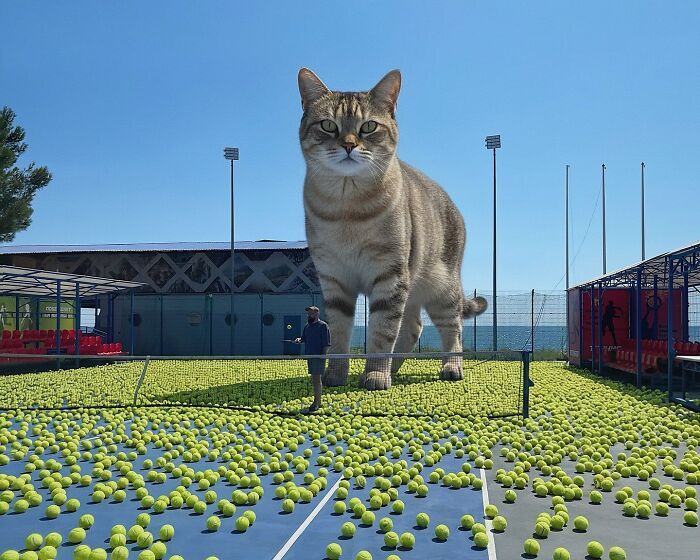 Gatos gigantes realistas estão dominando imagens e confundindo todo mundo (26 fotos) 15