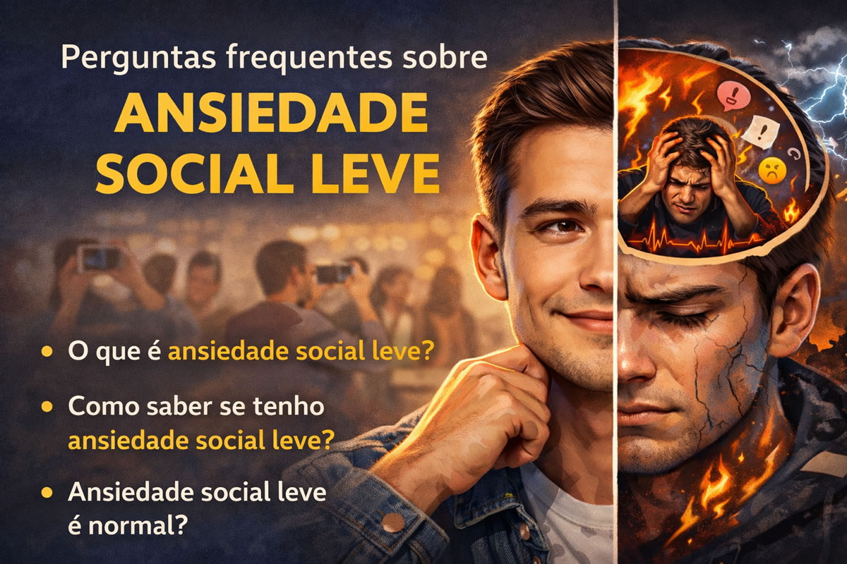 Perguntas frequentes sobre ansiedade social leve