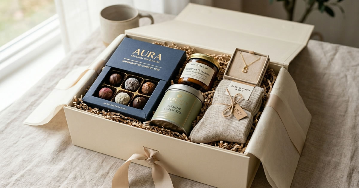 Kit personalizado com coisas que ela realmente usa