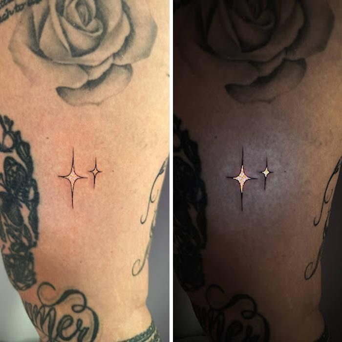 Tatuagem UV realista: a arte escondida na pele que só aparece no escuro (28 fotos) 2