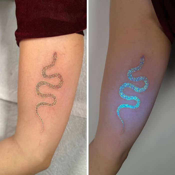 Tatuagem UV realista: a arte escondida na pele que só aparece no escuro (28 fotos) 17
