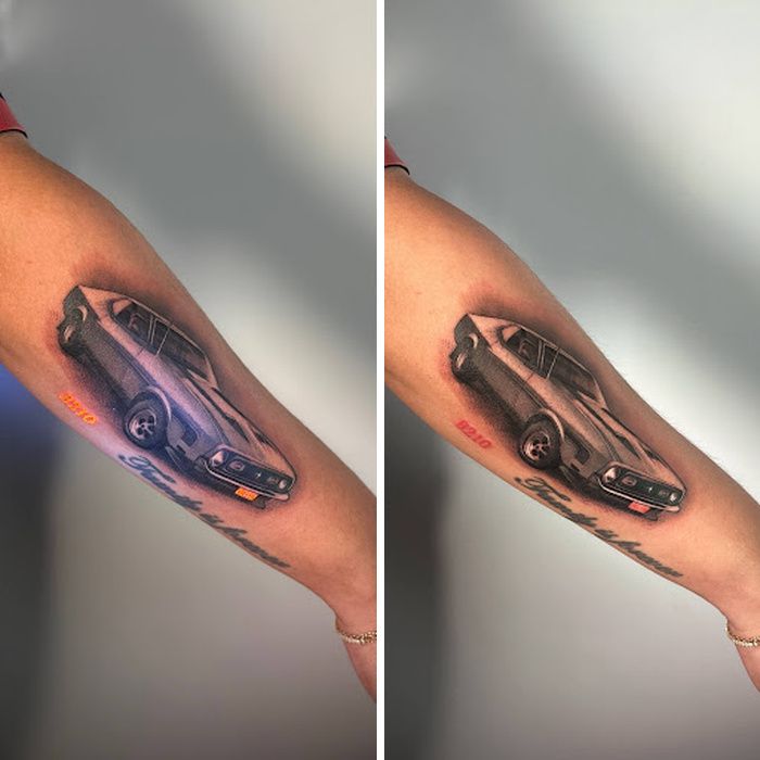 Tatuagem UV realista: a arte escondida na pele que só aparece no escuro (28 fotos) 27