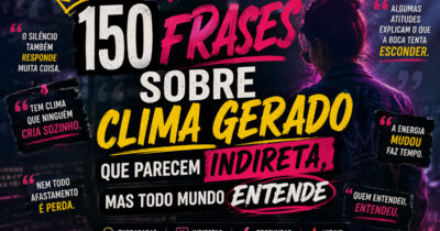 150 frases sobre clima gerado que parecem indireta, mas todo mundo entende