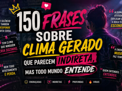 150 frases sobre clima gerado que parecem indireta, mas todo mundo entende