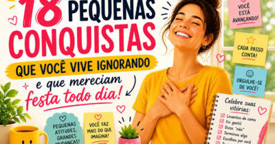 18 pequenas conquistas que você vive ignorando e que mereciam festa todo dia