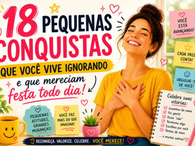 18 pequenas conquistas que você vive ignorando e que mereciam festa todo dia