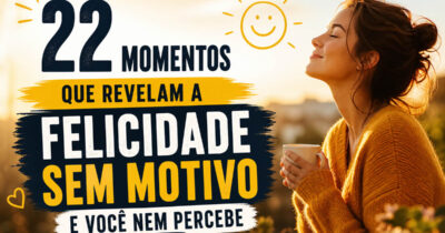22 momentos que revelam a felicidade sem motivo e você nem percebe