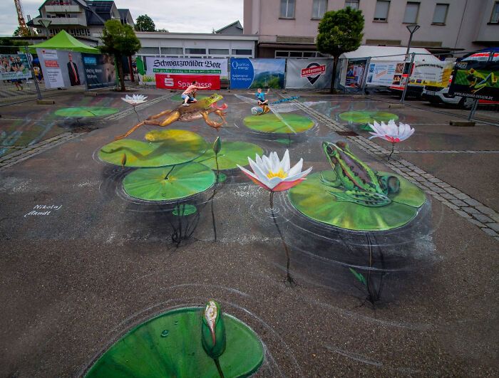 Arte 3D na rua: artista cria ilusões tão reais que fazem pessoas duvidarem do próprio chão (30 fotos) 12 Arte 3D na rua: artista cria ilusões tão reais que fazem pessoas duvidarem do próprio chão (30 fotos) 12