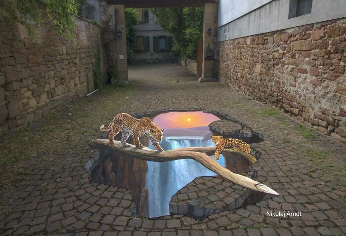 Arte 3D na rua: artista cria ilusões tão reais que fazem pessoas duvidarem do próprio chão (30 fotos) 13 Arte 3D na rua: artista cria ilusões tão reais que fazem pessoas duvidarem do próprio chão (30 fotos) 13