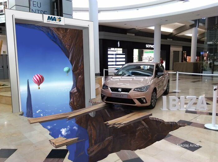 Arte 3D na rua: artista cria ilusões tão reais que fazem pessoas duvidarem do próprio chão (30 fotos) 19 Arte 3D na rua: artista cria ilusões tão reais que fazem pessoas duvidarem do próprio chão (30 fotos) 19