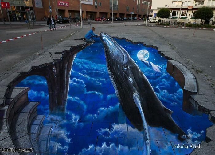 Arte 3D na rua: artista cria ilusões tão reais que fazem pessoas duvidarem do próprio chão (30 fotos) 21 Arte 3D na rua: artista cria ilusões tão reais que fazem pessoas duvidarem do próprio chão (30 fotos) 21