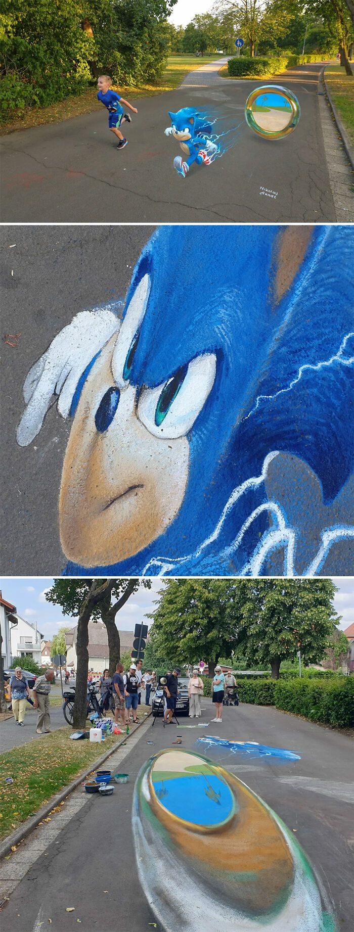 Arte 3D na rua: artista cria ilusões tão reais que fazem pessoas duvidarem do próprio chão (30 fotos) 29 Arte 3D na rua: artista cria ilusões tão reais que fazem pessoas duvidarem do próprio chão (30 fotos) 29