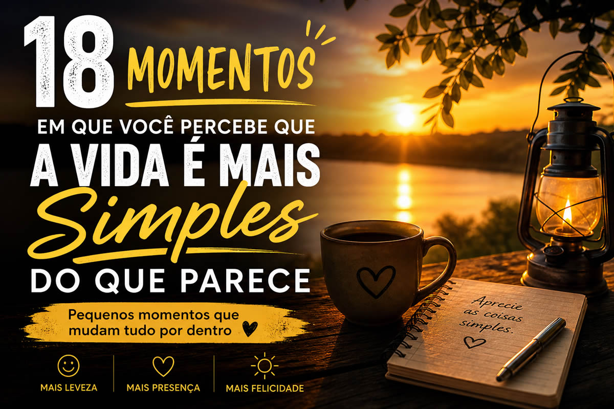 Coisas simples da vida: 18 momentos que fazem você perceber que tudo é mais fácil do que parece Coisas simples da vida: 18 momentos que fazem você perceber que tudo é mais fácil do que parece