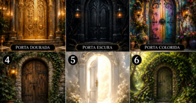 Escolha uma porta e descubra qual tipo de energia está dominando sua vida