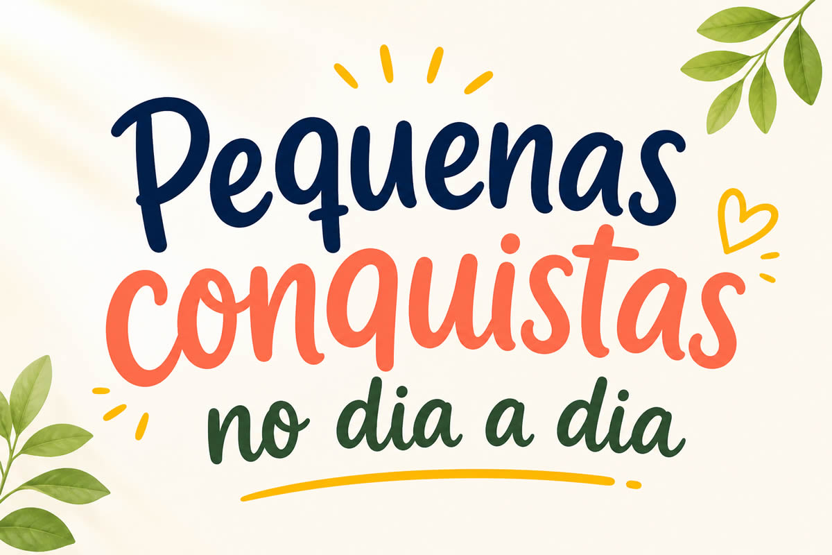 Pequenas conquistas no dia a dia